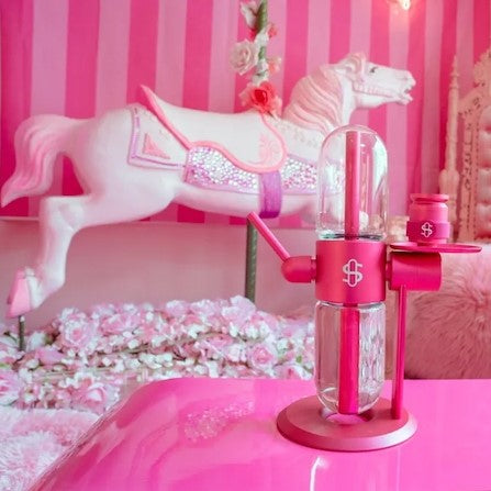 Pink Barbie Stundenglass Gravity Bong