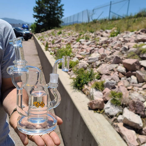 TAG 8” Inline Perc Recycler Rig