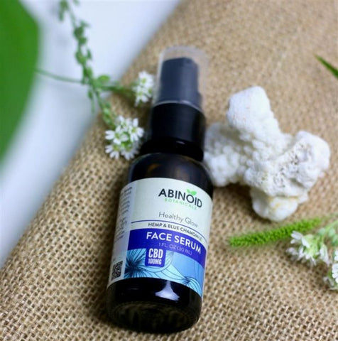 CBD Face Serum w. Blue Chamomile & Hemp