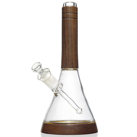 12 7mm LV Design Transparent Metallic Beaker Water Pipe