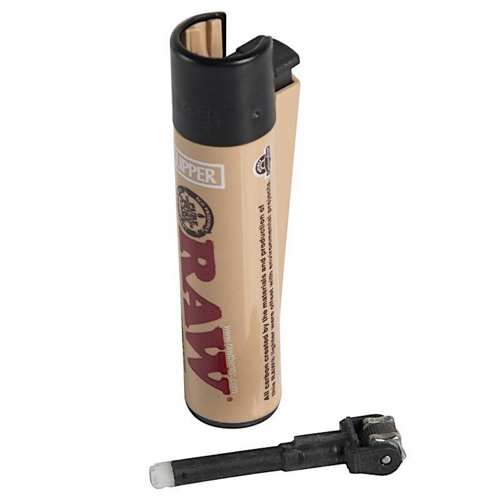 Raw® Refillable Clipper Lighter w. Integrated Poker ...