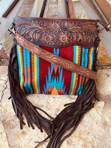 The Billy Clinton Saddle Blanket Purse (Multi)