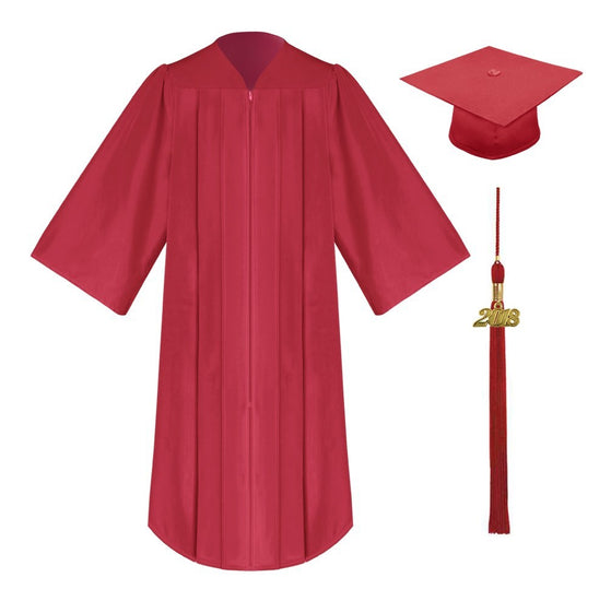 Red Primary / Secondary Cap & Gown – Graduation UK