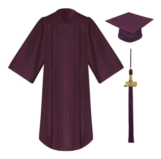 Maroon Primary / Secondary Cap & Gown – Graduation UK