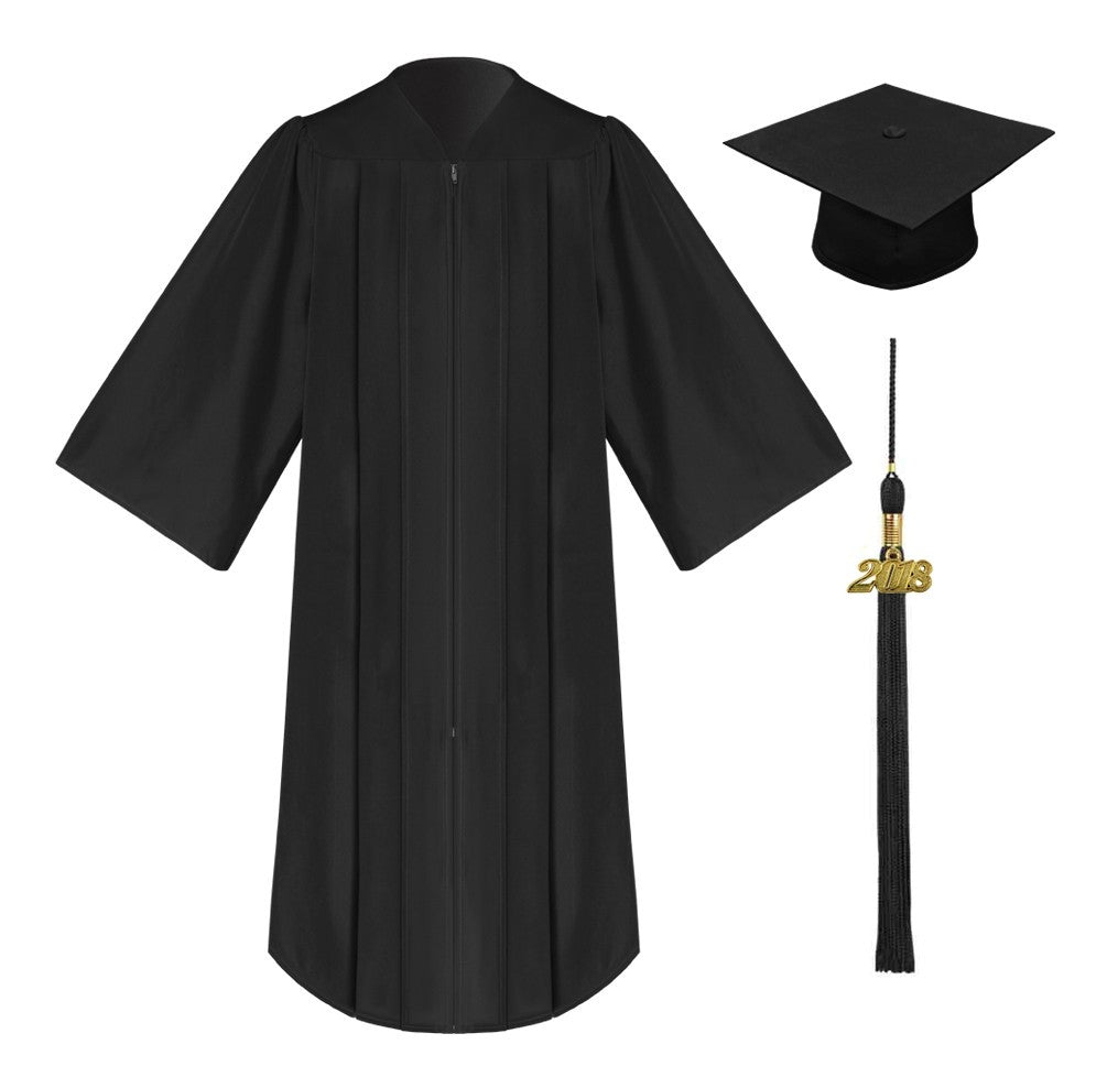 Black Primary / Secondary Cap & Gown – Graduation UK