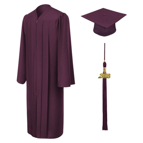 Maroon Primary / Secondary Cap & Gown – Graduation UK