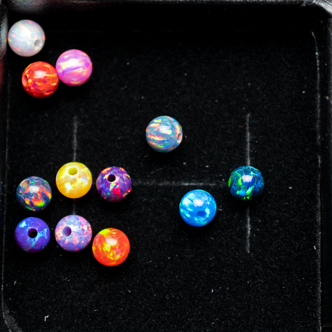 Rainbow Opal Beads - Multi Pack of 6mm Opal Beads - Beads for Jewelry – The  Opal Dealer