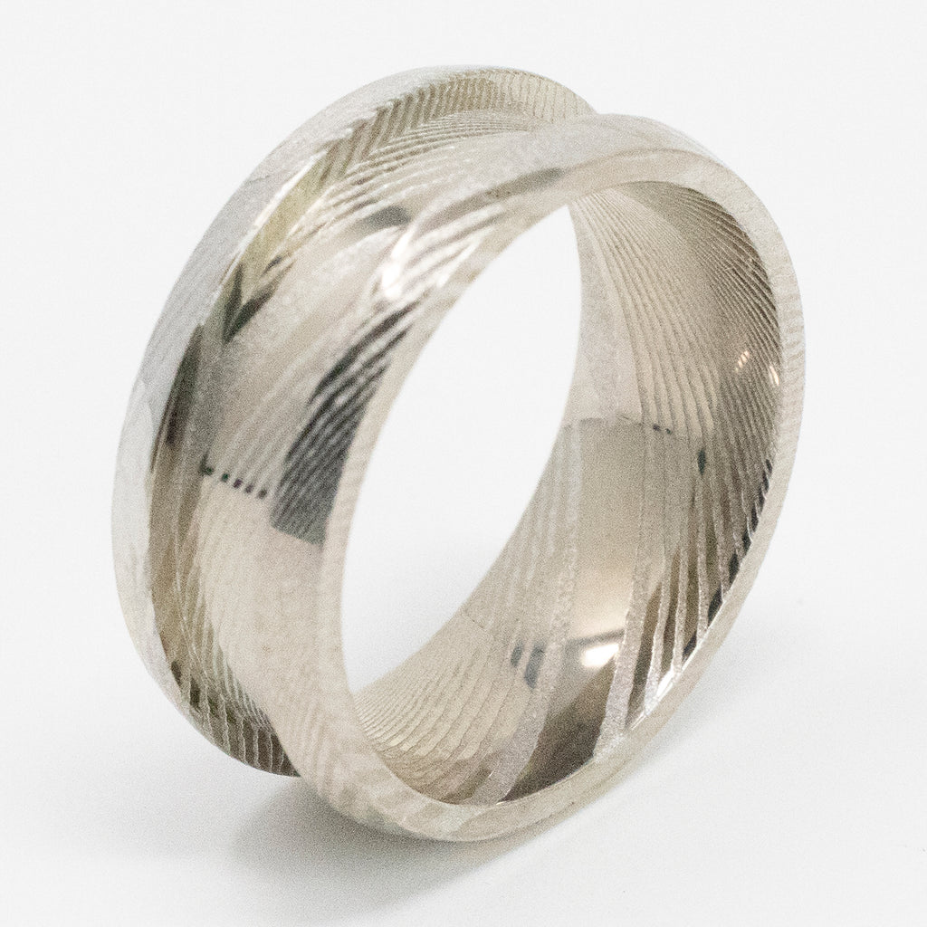 Twisted Stainless Damascus Ring Core - Perfect for Ring Making – The ...