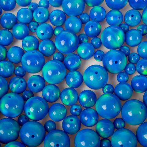 Opal Craft Beads - Crystal Blue Opalescence Beads – The Opal Dealer