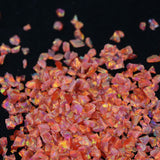 Orange Dahlia Crushed Opal