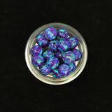 Sleepy Lavender Opal 6mm Craft Beads - 1mm Center Drilled