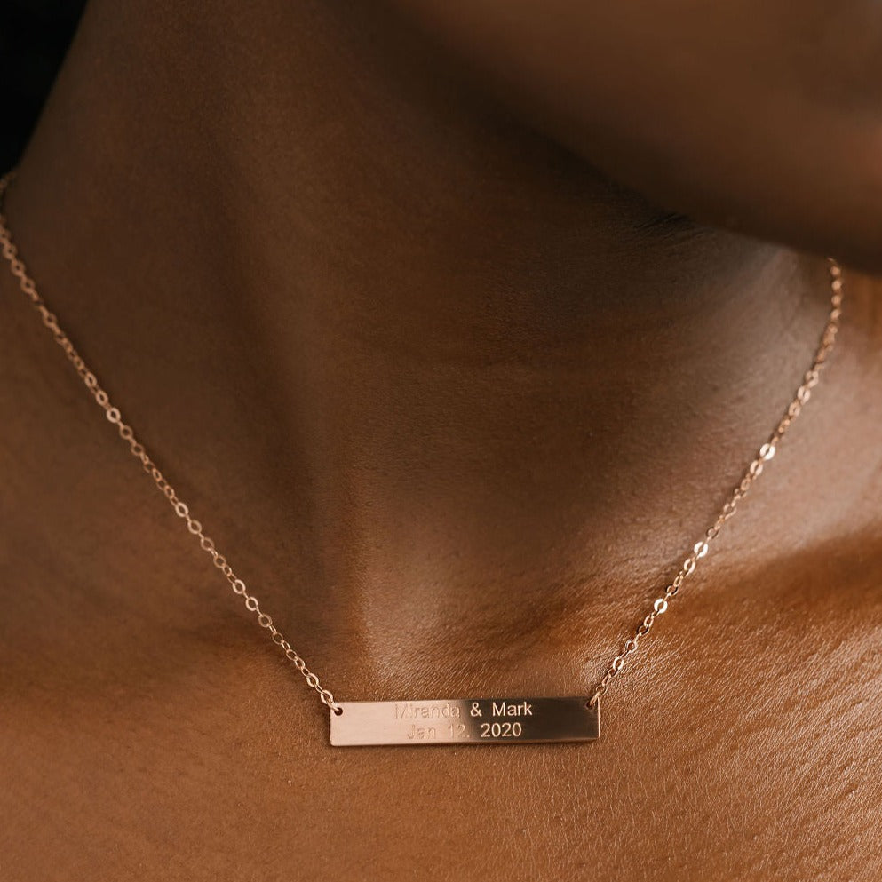 Roman Numeral Date Necklace Sister Grandma Aunt Best Friend New mom Gift  Mother in Law, Stainless Steel, bar : : Clothing, Shoes &  Accessories