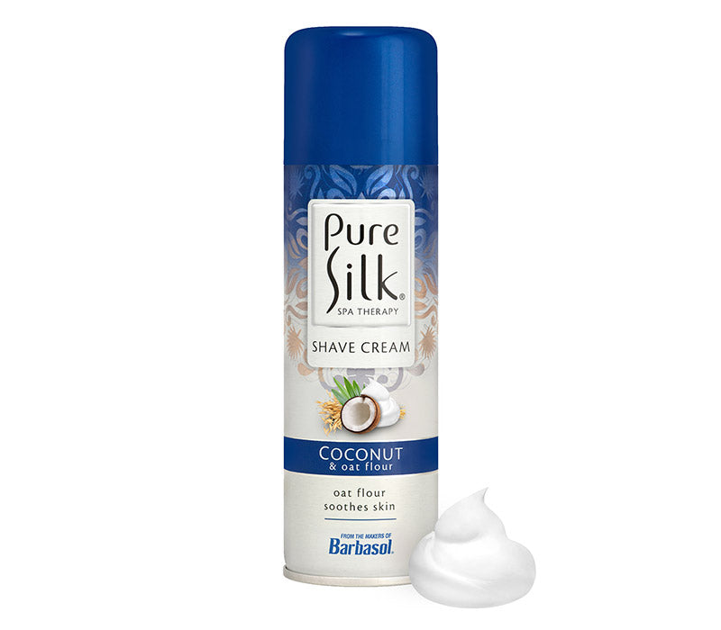 Pure Silk Coconut & Oat Flour Spa Therapy Shave Cream Moisturizing Shave Cream