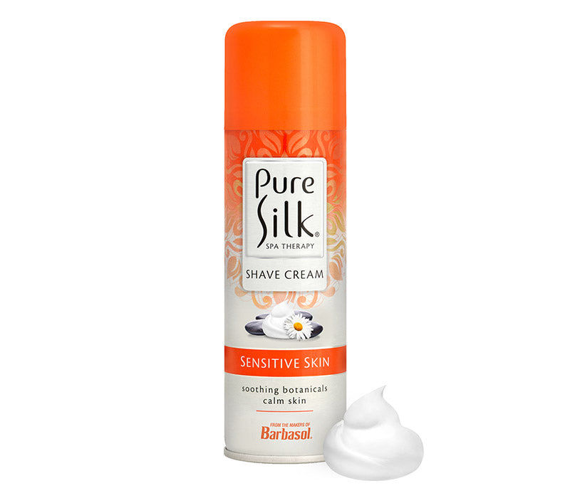 Pure Silk Sensitive Skin Spa Therapy Shave Cream Moisturizing Shave Cream