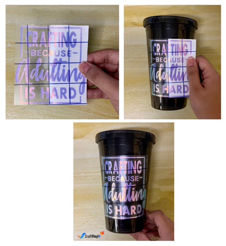 Let's Learn About Applying Vinyl on Tumblers, Plastic Cups, and Mugs