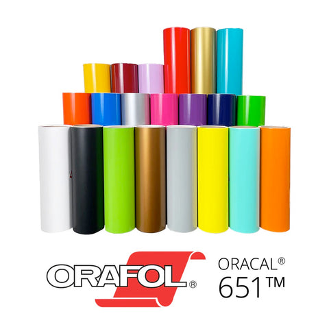 Oracal 651 Glossy Vinyl Rolls - Steel Blue, 12 inch x 6 Foot