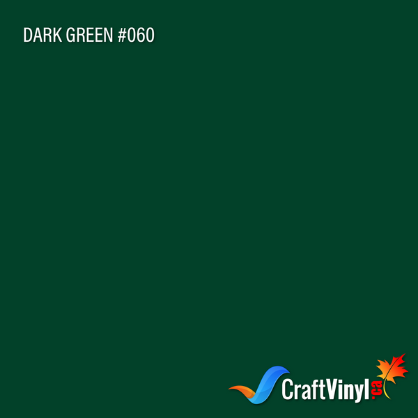 060 Dark Green Vinyl  Oracal 651 Adhesive Vinyl