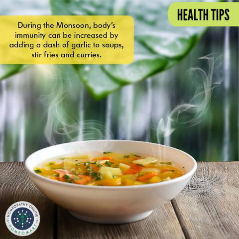 Homeopathy Tip 9 - Monsoon health tips 