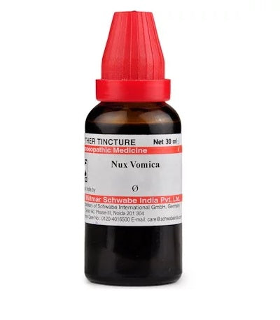 Nux Vomica Homeopathy Mother Tincture Q 30 100ml Sbl Schwabe Homeomart