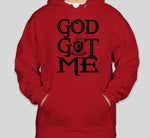 God Got Me with Crowned Sleeve - Men's  Hoody