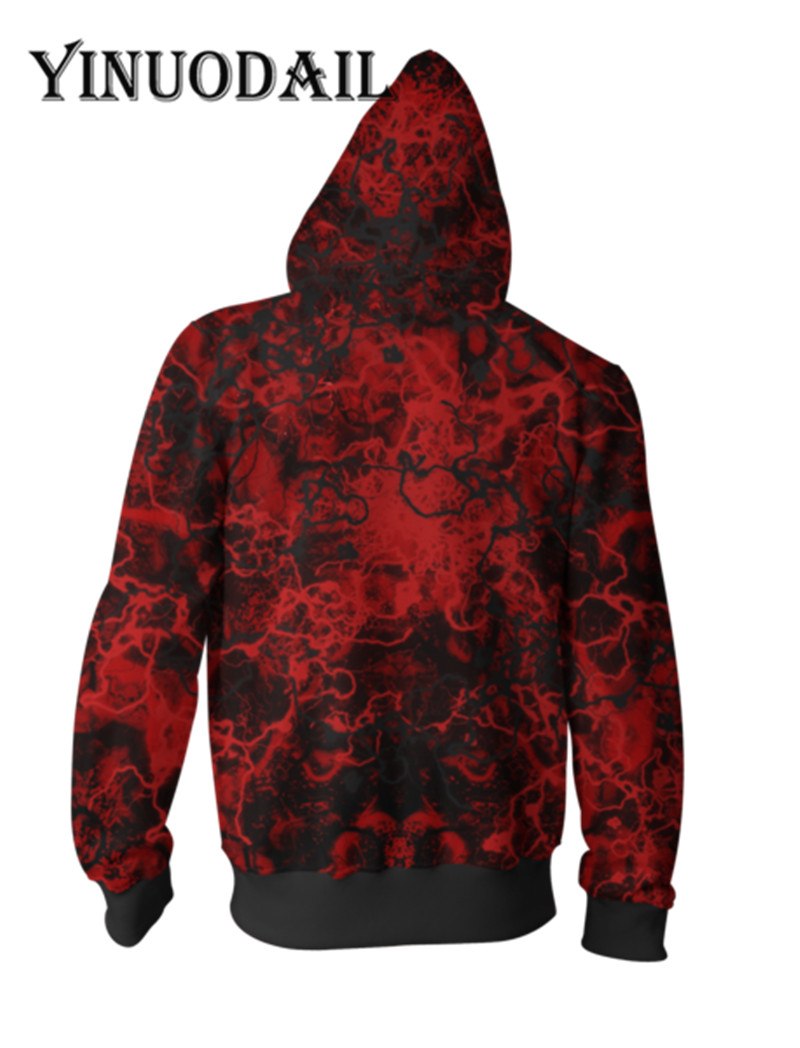 red marvel hoodie