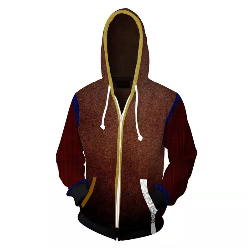 light brown zip up hoodie