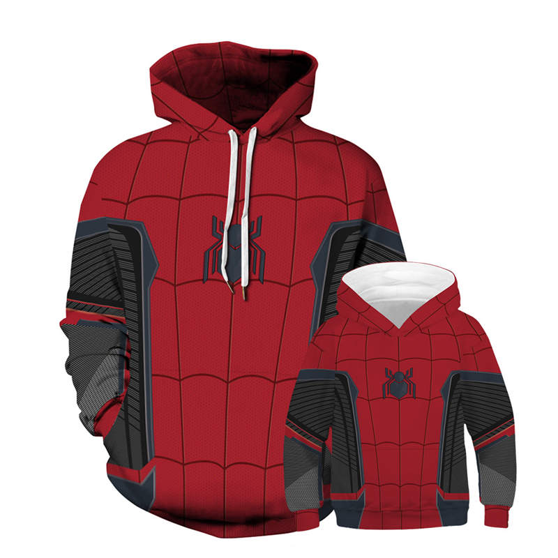 spiderman pullover hoodie