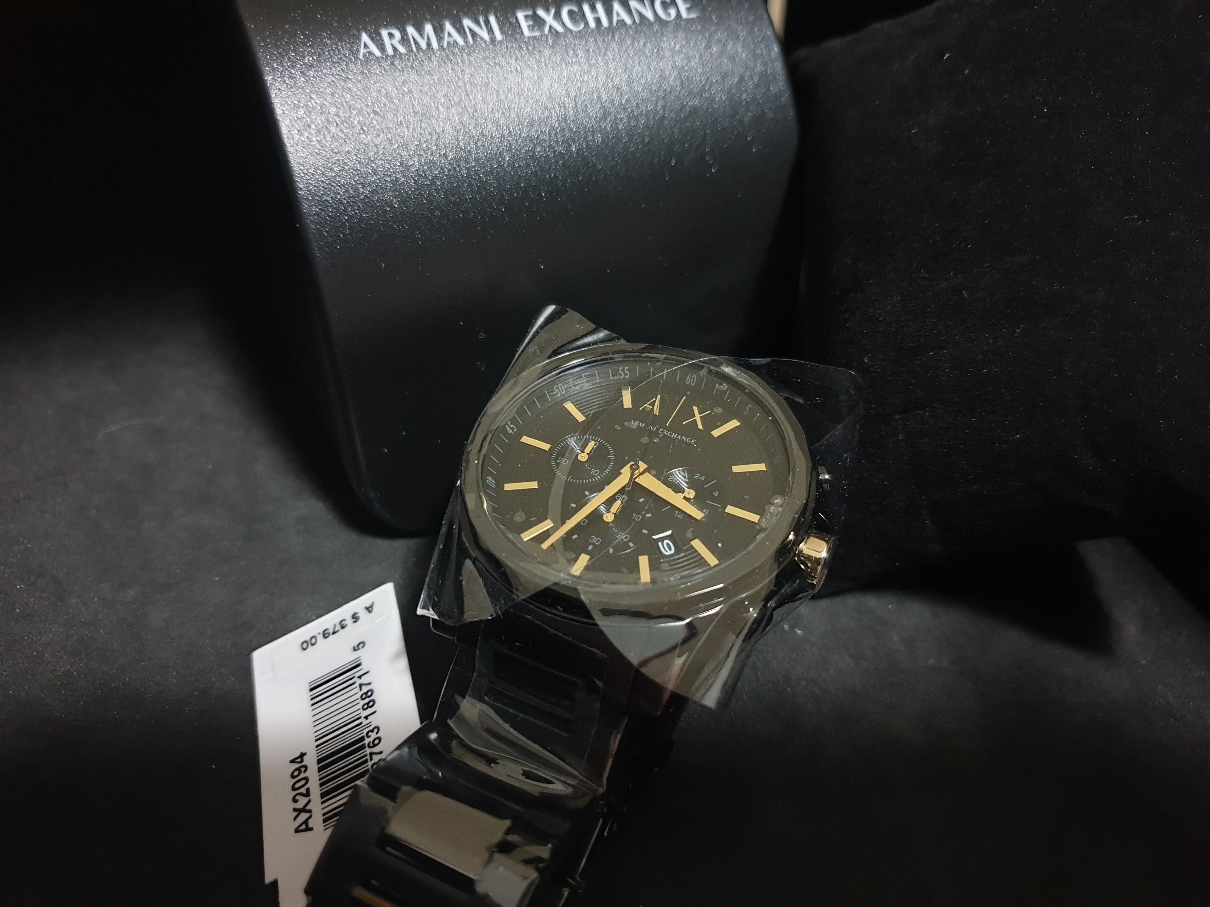 ARMANI EXCHANGE AX2094 Chronograph Black Stainless Steel Men's Watch | Best  Watches Store