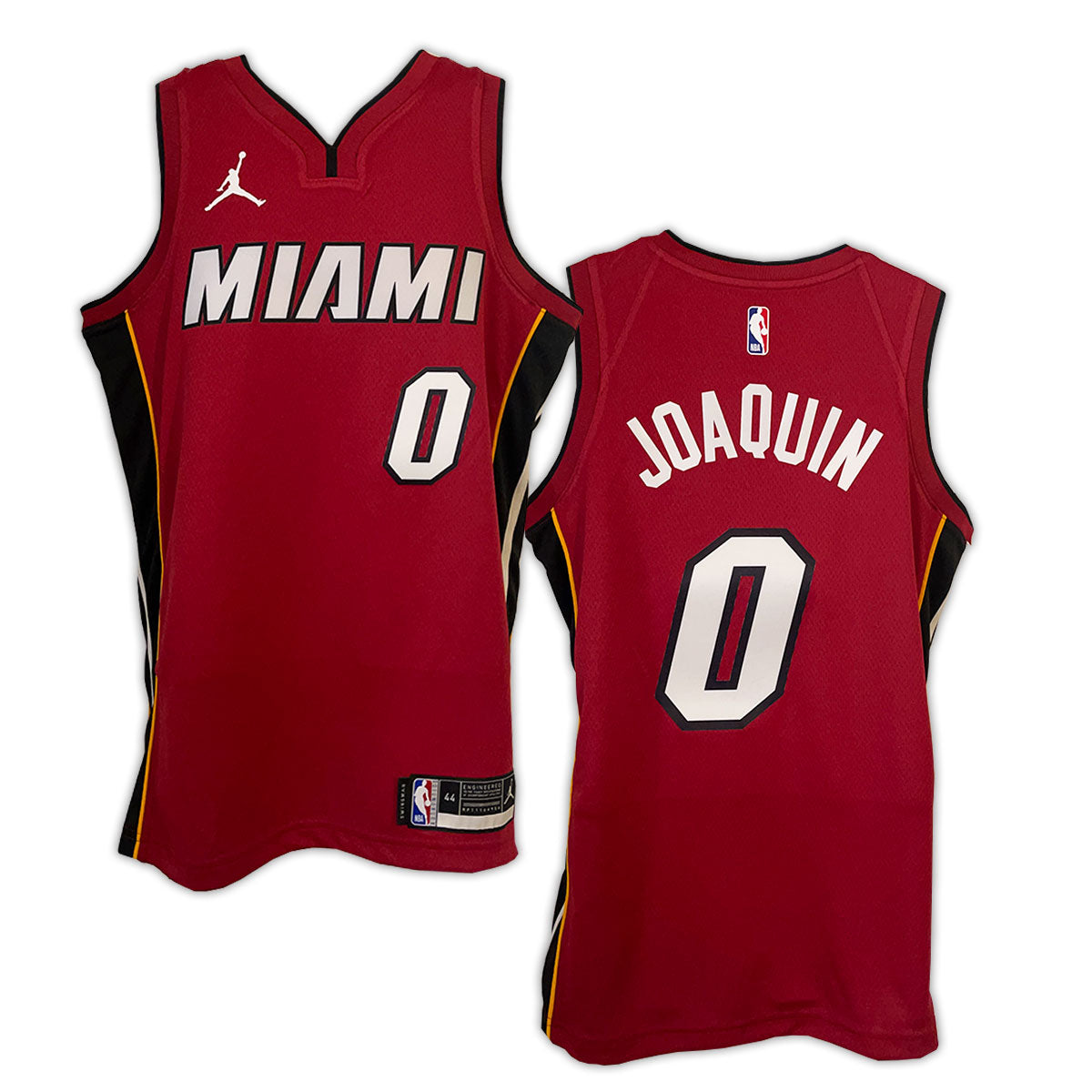 ONE OF A KIND NBA OFFICIAL JOAQUIN #0 NIKE MIAMI HEAT VICE NIGHTS SW –  ChangeTheRef.org