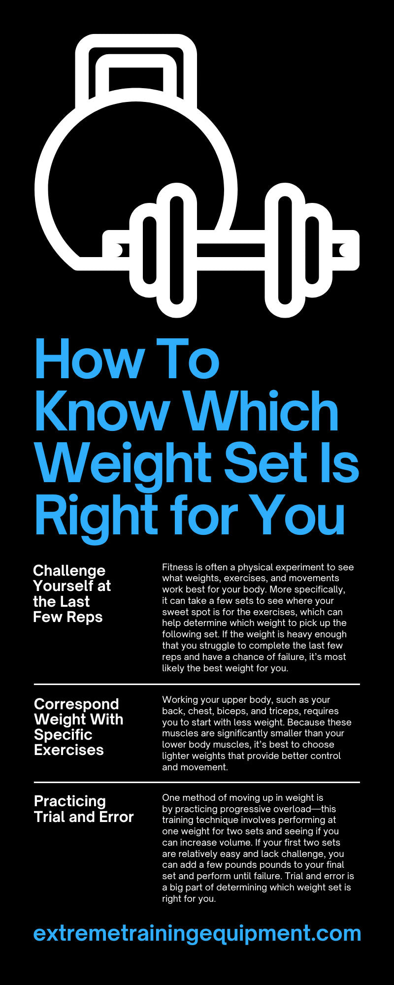 How To Know Which Weight Set Is Right for You