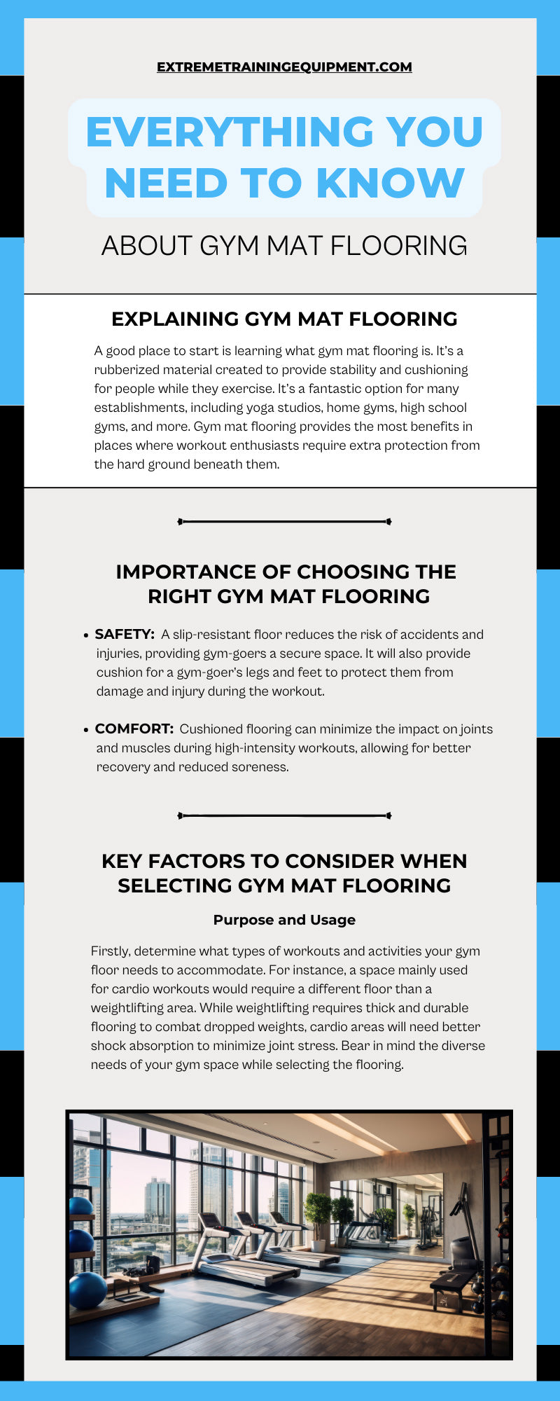 Everything You Need To Know About Gym Mat Flooring