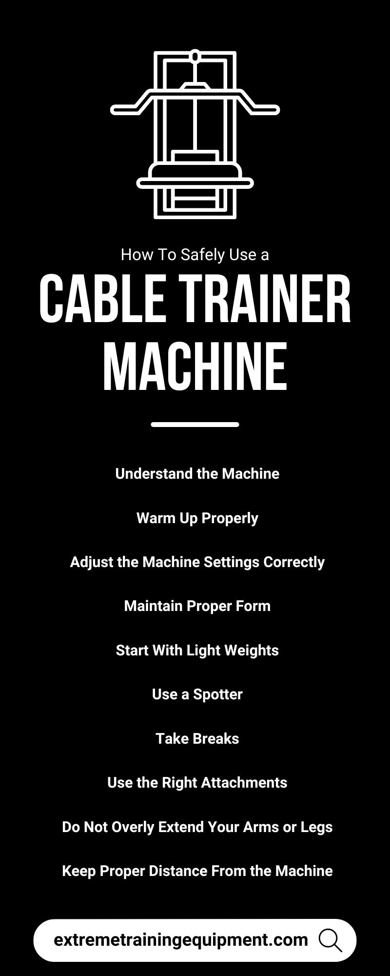 How To Safely Use a Cable Trainer Machine