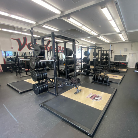 extreme training equipment double sided power racks with built in platforms