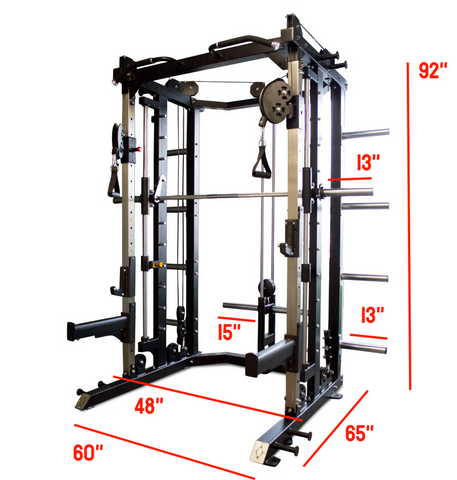 Plate Loaded Smith Machine & Functional Trainer Combo