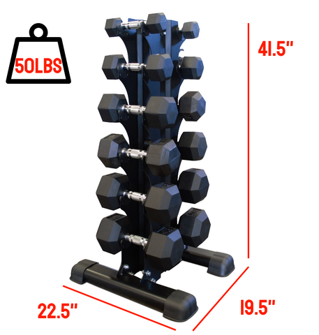 vertical dumbbell rack 5-30lbs