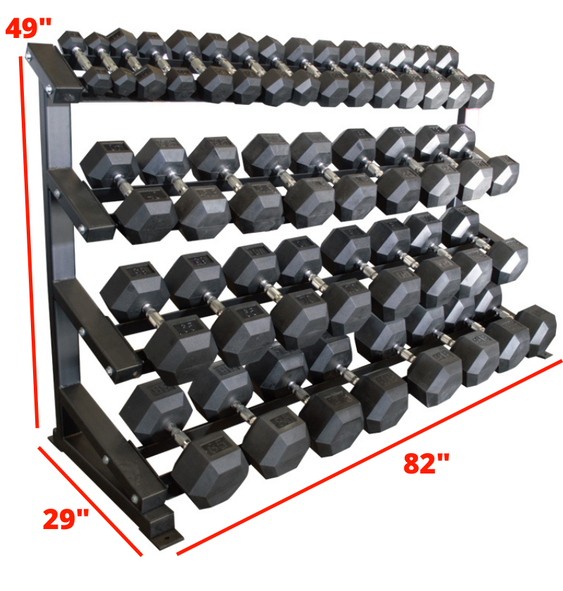 Rubber Hex Dumbbell Sets *FREE SHIPPING