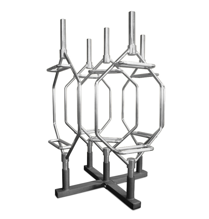 10 Bar Vertical Storage Stand - Olympic Bar Holder