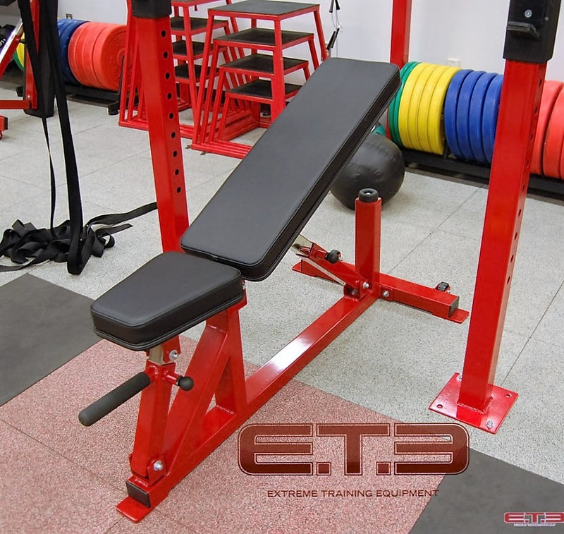 Adjustable Flat Incline Bench w/Wheels USA – Extreme Training Equipment