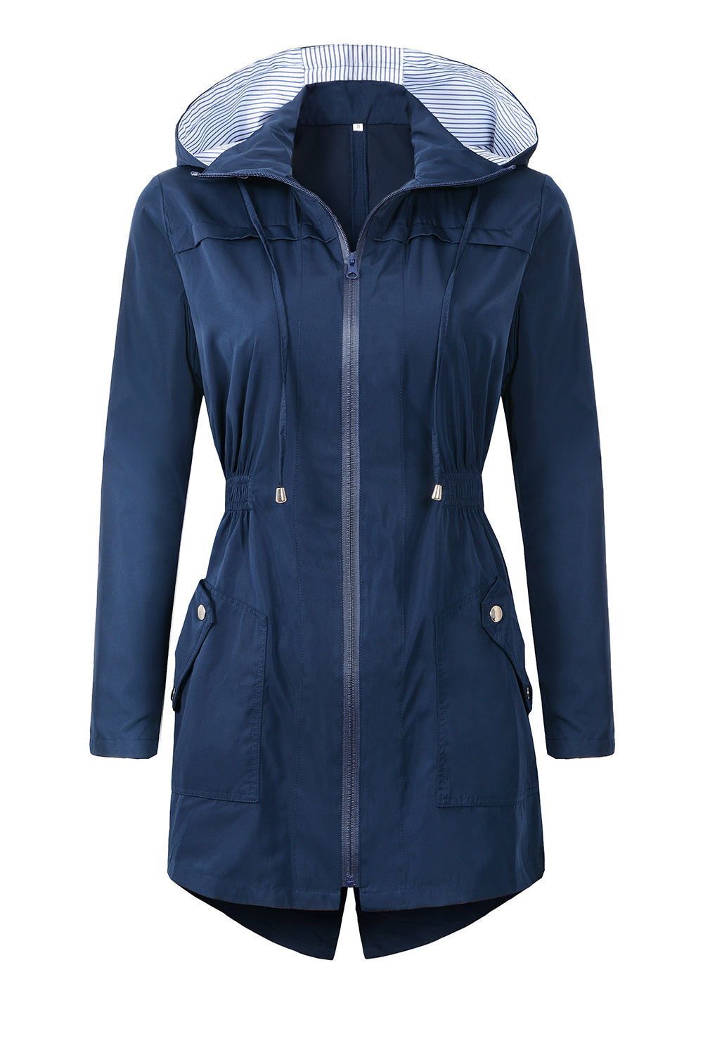 lightweight long rain jacket