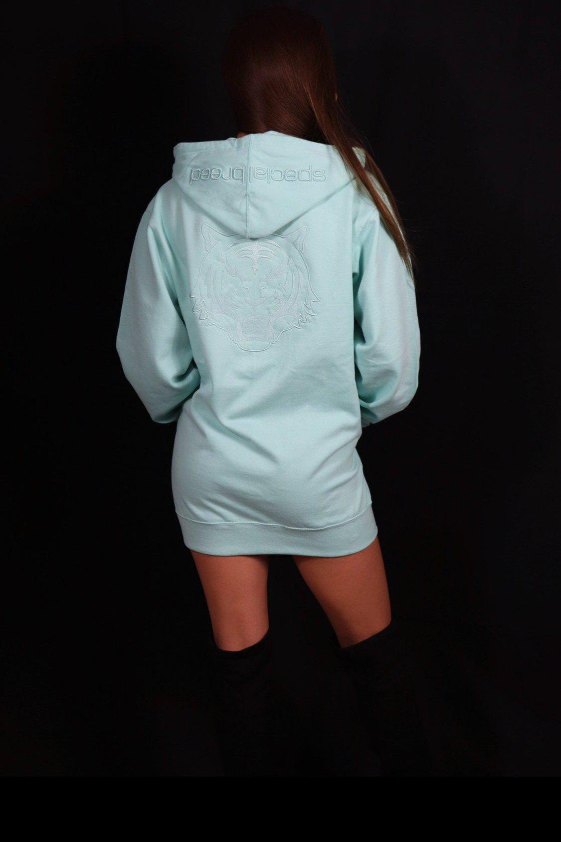 womens mint hoodie