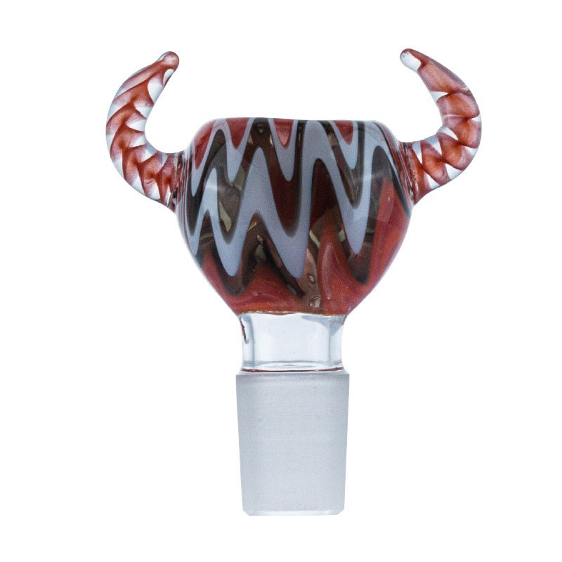 18mm Male Horn Glass Bong Bowl