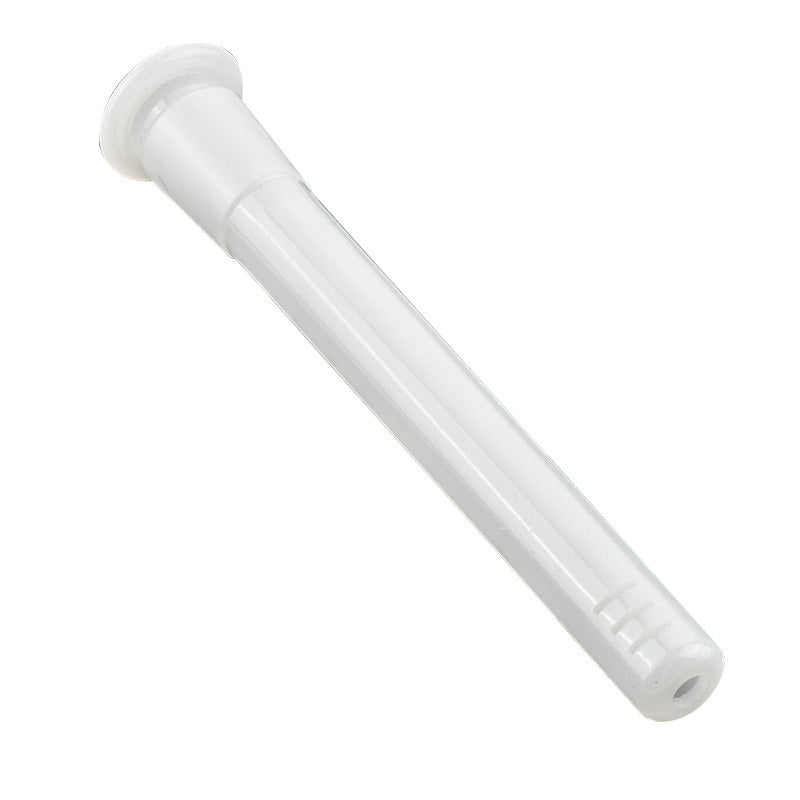 5.5" 18mm To 14mm Slitted Diffuser Downstem (White)