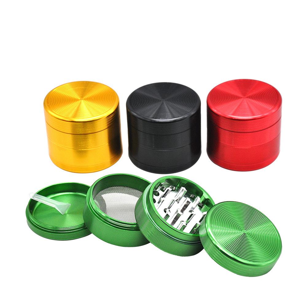 56mm 4 Layer Aluminium Alloy Herb Grinder (4 Colors)