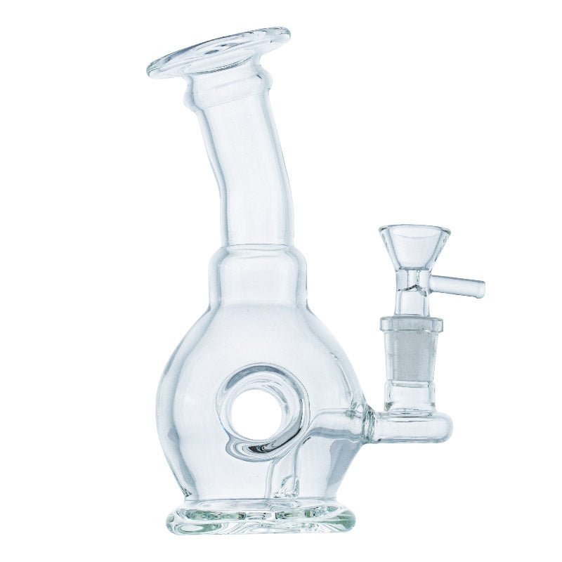 7" Clear Glass Mini Bong