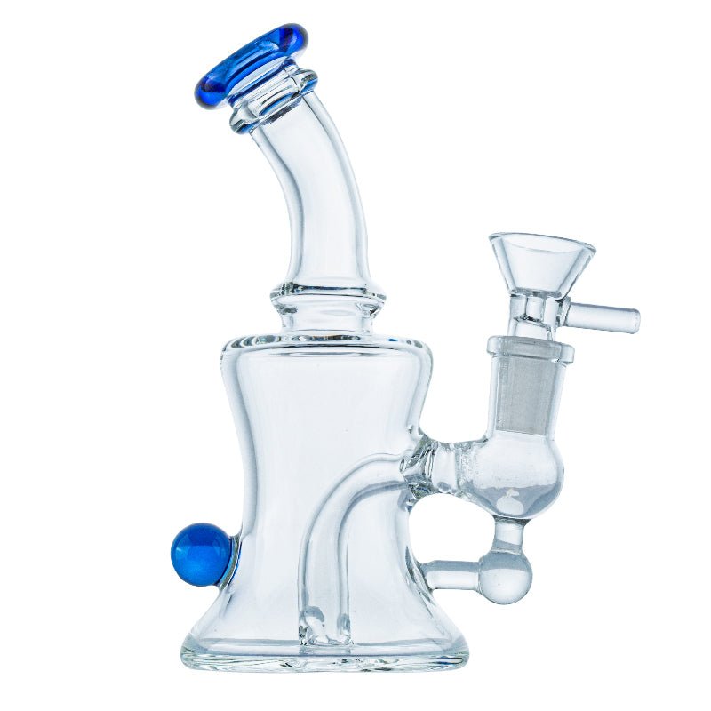 7" Mini Glass Dab Rig w/ Marble