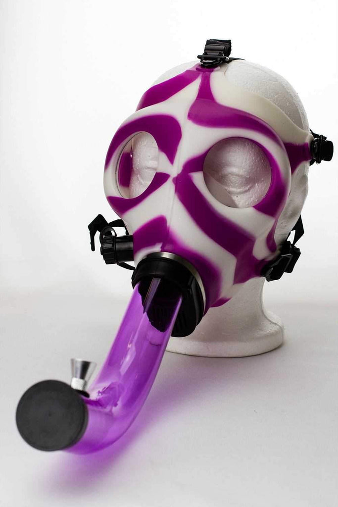 trippy gas mask bong