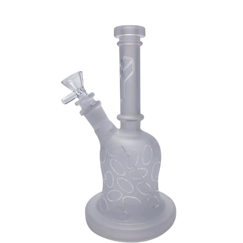 8" Frosted Glass Dab Rig