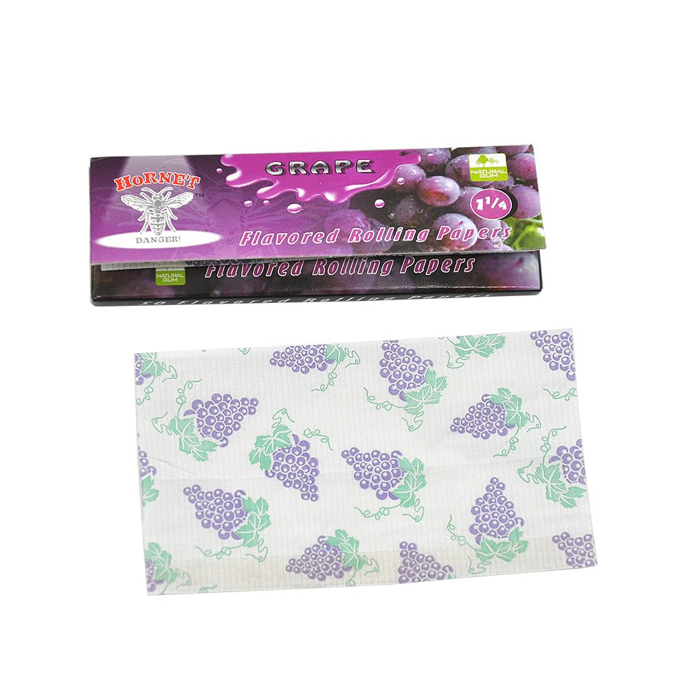 Hornet Grape Flavored Rolling Paper 5 Booklets