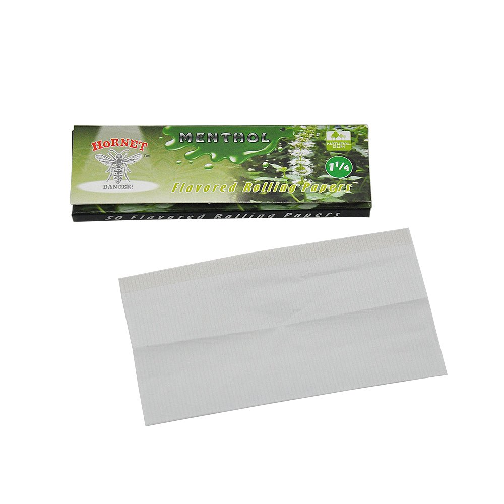 Hornet Menthol Flavored Rolling Paper 5 Booklets