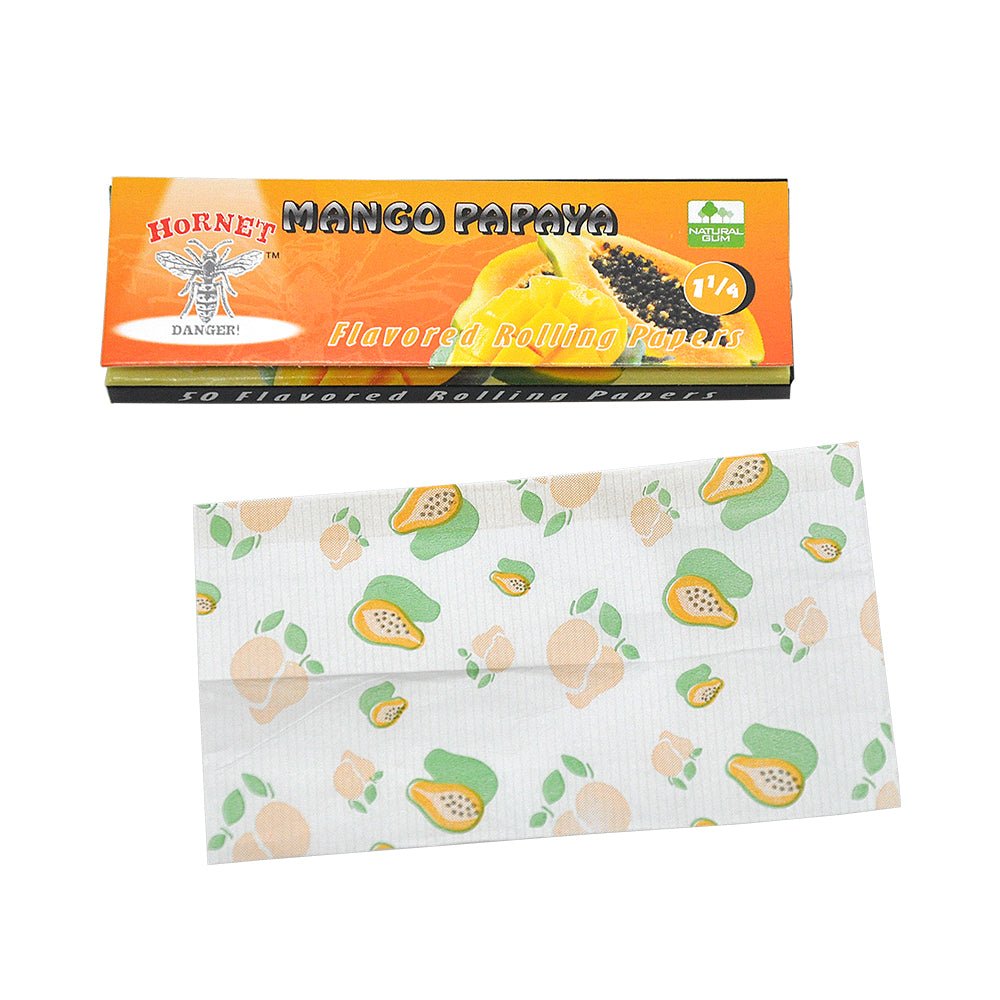 Hornet Mango Papaya Flavored Rolling Paper 5 Booklets